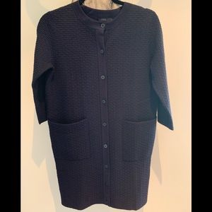 COS Navy Cardigan
